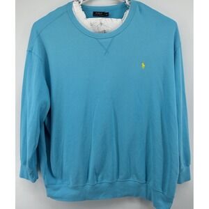 Polo Ralph Lauren Long Sleeve Blend Pullover Sweater Light Blue Men's 4XB